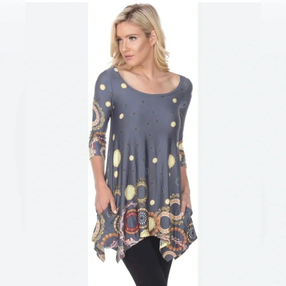 😍NWT white mark tunic size medium